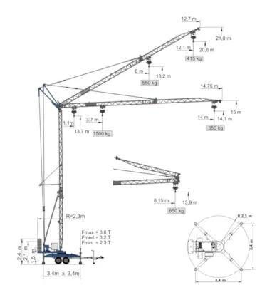 LT14.14 Trailer Crane